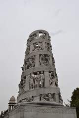 tomba cimitero monumentale, milano, italia