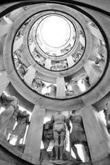 tomba cimitero monumentale, milano, italia