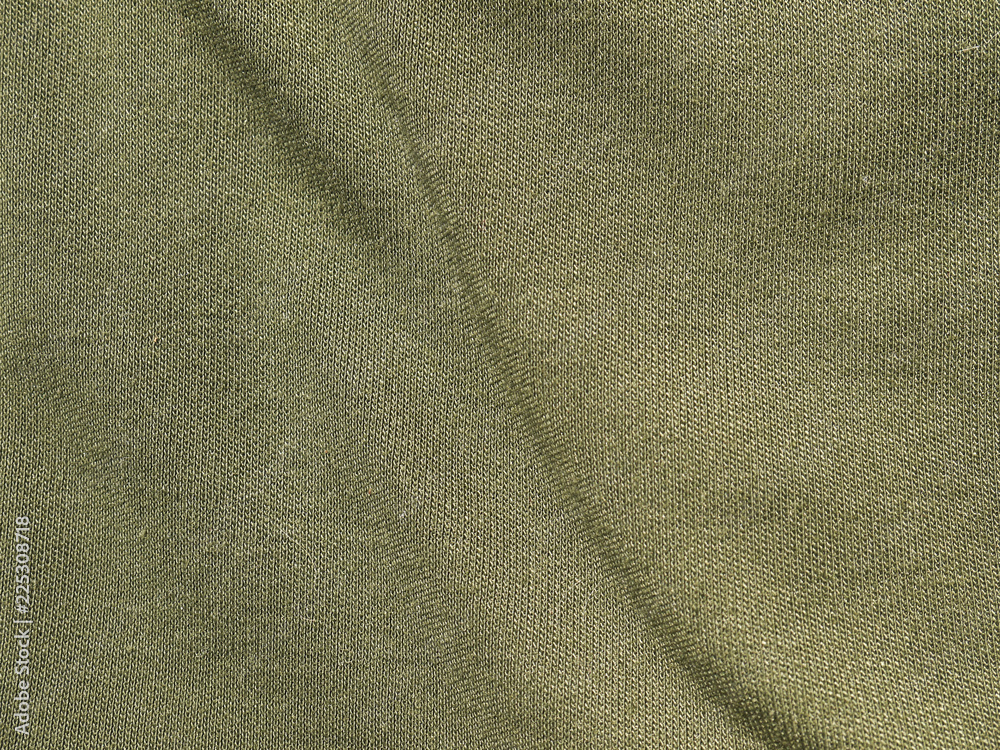 Wall mural olive green fabric cloth texture