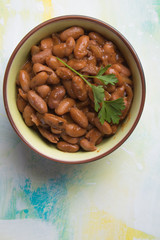 Cooked white beans