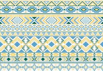 Tribal ethnic motifs geometric vector seamless background.