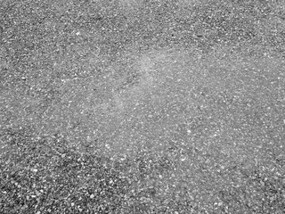 Road construction gravel texture , close up on pile of gravel for construction of a road at a construction site. Road construction background