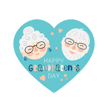 Happy Grandparents Day greeting banner