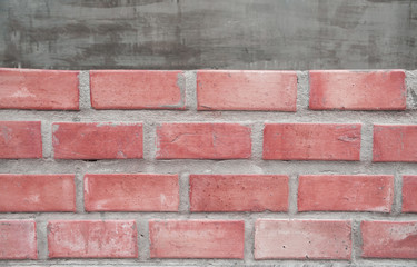 Background of brick wall pattern texture.