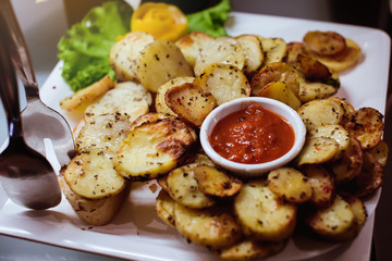 Cuisine Culinary Buffet Dinner Catering Dining Food Celebration Party Concept.