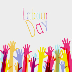 Vector illustration of Labour Day.