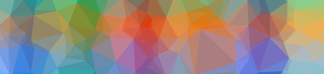 Illustration of beautiful orange low poly background.