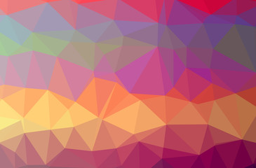 Illustration of beautiful red low poly background.