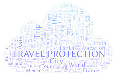 Travel Protection word cloud.