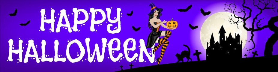 flying witch and castle