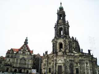 Fototapeta na wymiar old building in Dresden