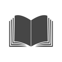 Vector sign open book icon 