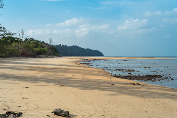 The island Ko Phayam with the Ao Hin Kao beach on the westside
