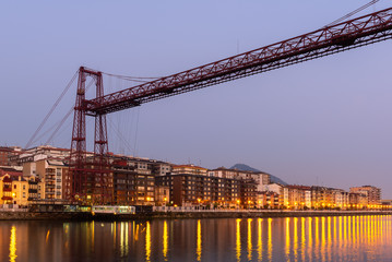 Fototapeta na wymiar Bridge of Bizkaia, Portugalete, Basque Country, Spain