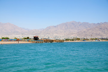 Fototapeta premium Accaba bay, Jordan