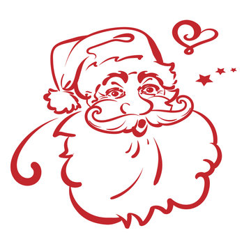 Santa Claus, vector image