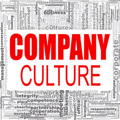 Company culture word cloud