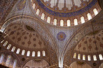Naklejka premium Blaue Moschee Istanbul innen