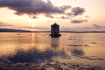 Orbetello Lagoon Sunset