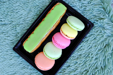 Sweets, day off, macaroons