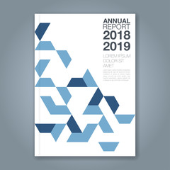 Abstract minimal geometric shapes polygon design background for business annual report book cover brochure flyer poster