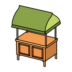 store kiosk isolated icon