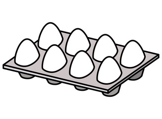 eggs pack isolated icon