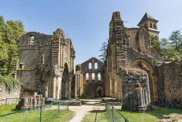 Fototapeta premium orval abbey in the belgium ardennes