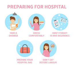 Tips for expectant mother how to prepare for hospital.