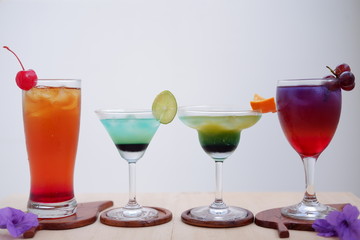 classic summer cocktail on table