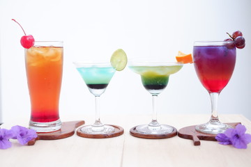 classic summer cocktail on table