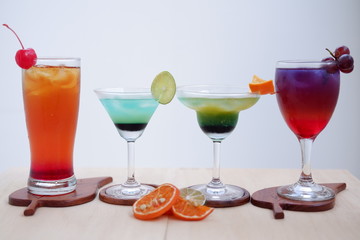 classic summer cocktail on table