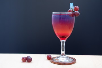 berry cocktail on table