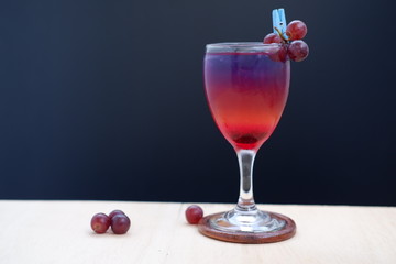 berry cocktail on table