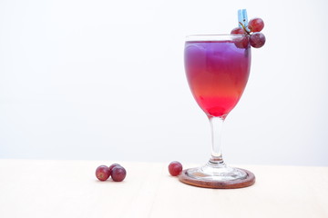 berry cocktail on table