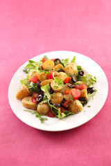 potato salad with tomato and olive