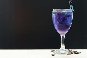 butterfly pea juice