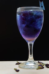 butterfly pea juice