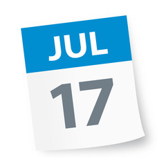 July 17 - Calendar Icon