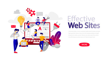 Effective website banner template for web page