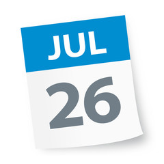 July 26 - Calendar Icon
