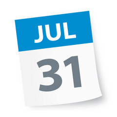 July 31 - Calendar Icon