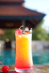 summer drink screwdriver cocktail and drink background