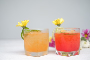 fruit punch mocktail