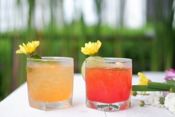fruit punch mocktail