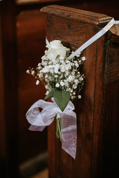flower decoration on a wedding