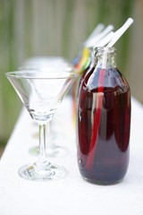 colorful summer drinks