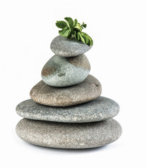 Fototapeta na wymiar Zen pebbles balance