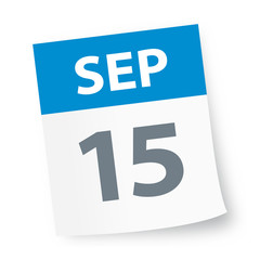 September 15 - Calendar Icon