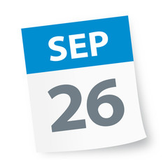 September 26 - Calendar Icon